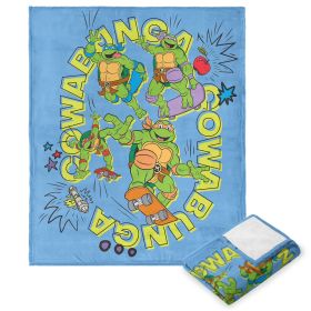 Nickelodeon Teenage Mutant Ninja Turtles Cowabunga Turtles Silk Touch Throw Blanket 40X50 Inches